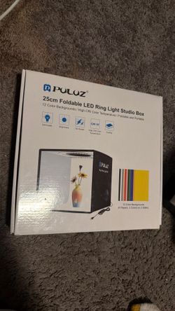 LED RING LIGHT STUDIO BOX
