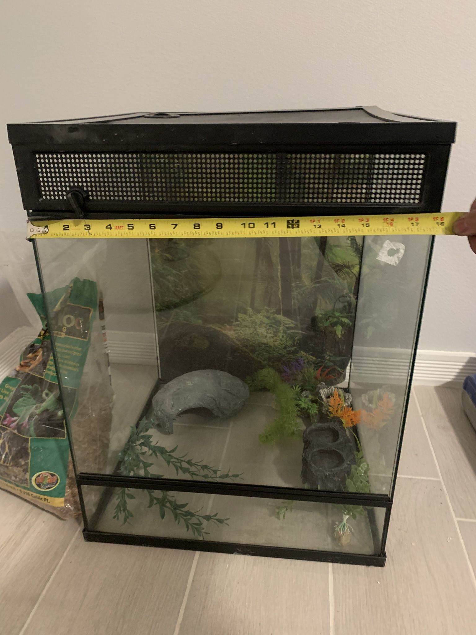 Reptile Glass terrarium