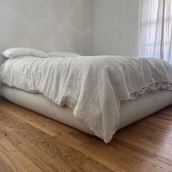 Boucle Bed Frame Cover