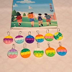 POP Figit Toys On Keychain Colorful NEW! 11 Assorted