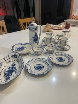 Russian tea set Morkin ware