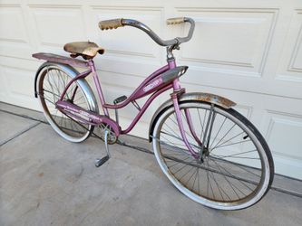 Original Vintage Firestone 500 Ladies 26" Rim Tank Bicycle Cruiser