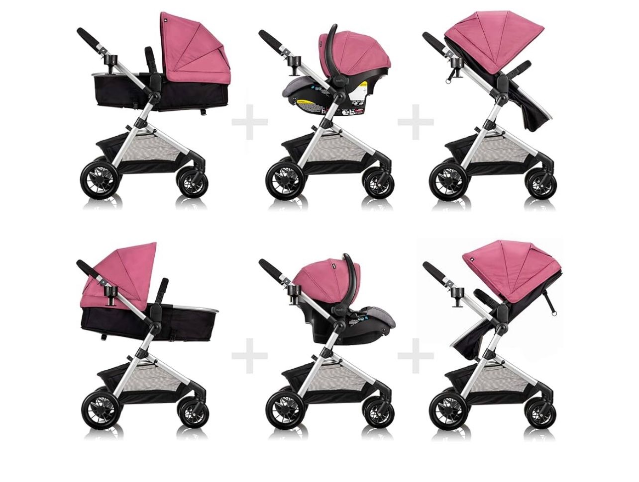 Travel Stroller, 3-Panel Canopy