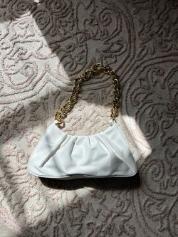 White Chain Purse