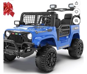 New 24v 2 seater new ride on truck with remote unopened 300$ value