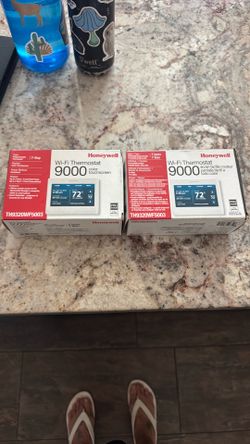Honeywell Wi-Fi thermostat 9000 set