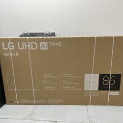 LG UHD AI ThinQ 86” 4K TV! Finance For $50 Down Payment!! 