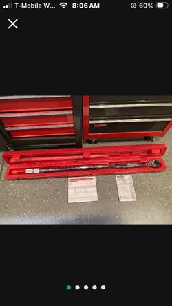 Torque Wrench New Proto J6020AB with Case, 42”.