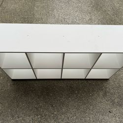 White Cubed Shelves. 