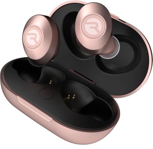 Raycon The Everyday Bluetooth Wireless Earbuds with Microphone- Stereo Sound in-Ear Bluetooth Headset True Wireless Earbuds 32 Hours Playtime (Matte R