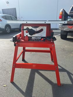 Table saw, shop saw and circular saw.