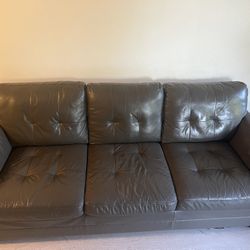 Leather sofa