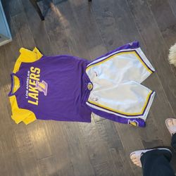 Lakers Shirt And Short Set
