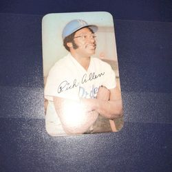 Rich Allen  Los Angeles Dodgers  1970 Jumbo Baseball Card