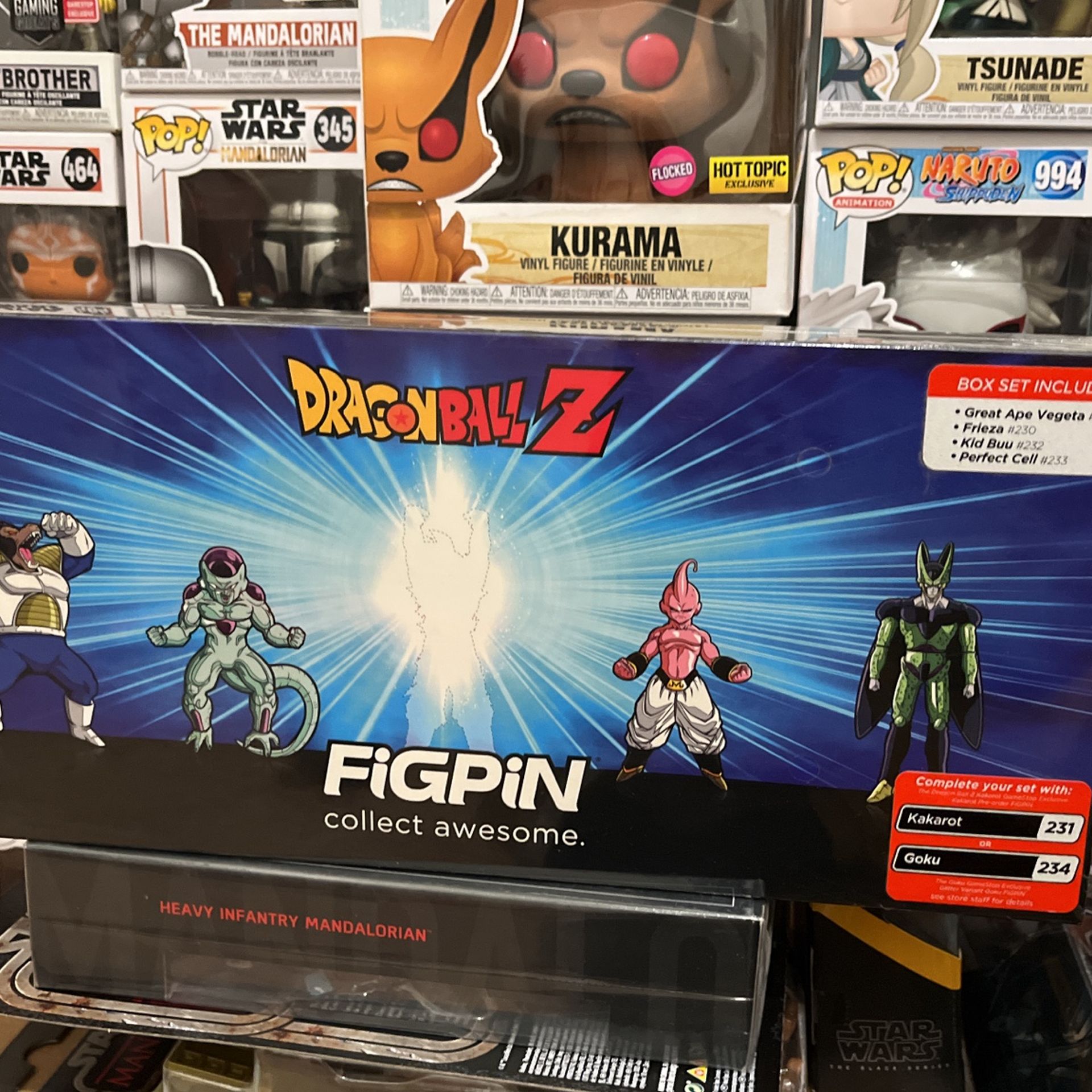 GameStop Exclusive Dragon Ball Z FiGPiN Box Set Sealed