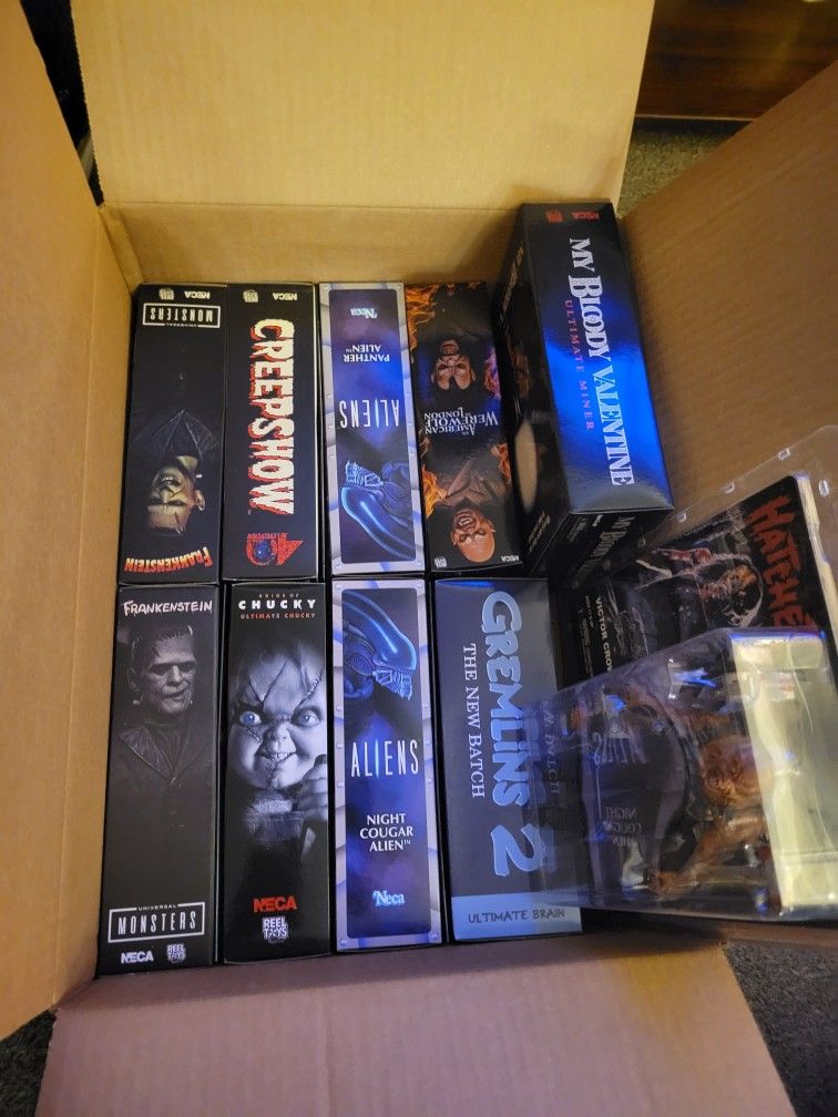 Neca Horror Action Figures Brand New