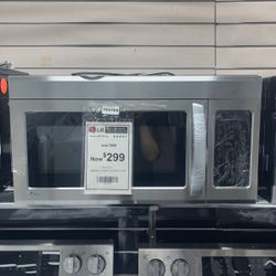 Microwave-LG New Over The Range Microwave With 1 Year Warranty 