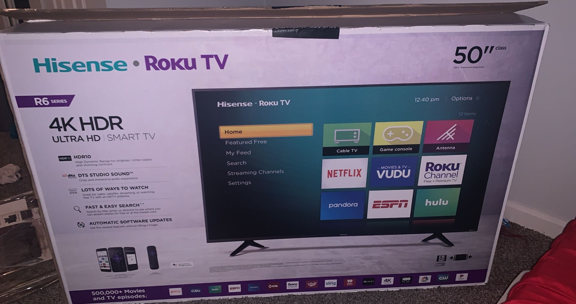 50 Inch Roku Smart 4K Tv