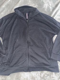 Black Full-Zip Track Jacket