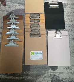 20 Clipboards Standard A4 Letter Size, 9x12.5 inch with Metal Clip
