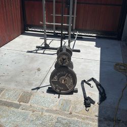 Olympic Barbell With Power Rack
