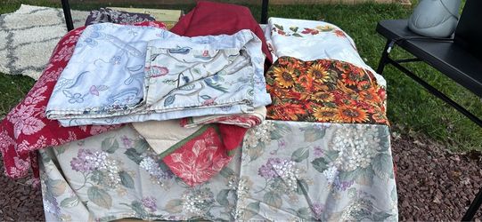 Lot of table cloths
