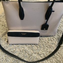 New Kate Spade Set Wallet And Tote Bag 