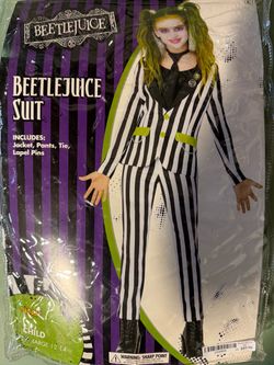 Beetle Juice Child Costume