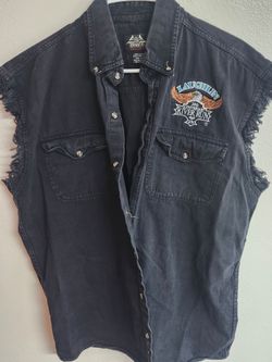 Laughlin River Run 2010 Biker Denim Vest