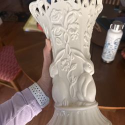 Lenox Rabbit Vase 