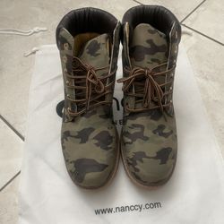 Camouflage “Timberland” Boots (Unisex)