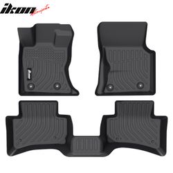 Fits 2021-2025 Land Rover Range Rover Velar Floor Mats TPE All Weather 3D Carpets