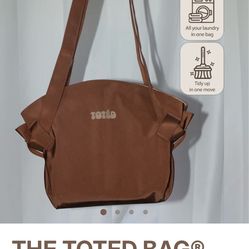 Brown toted bag