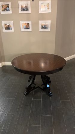 Pier1imports round table Dark Brown