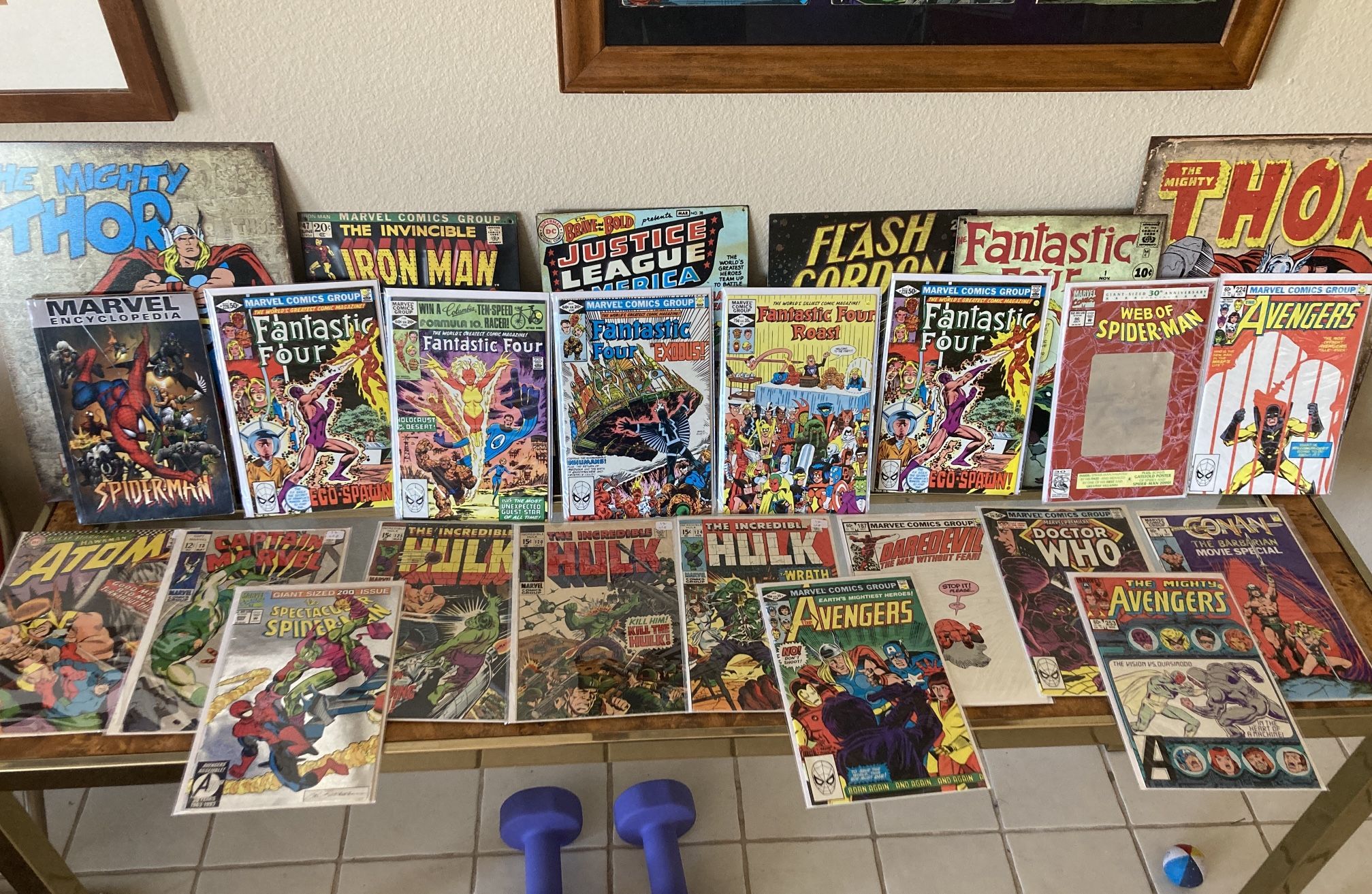 Old Vintage Marvel Comic Books Spider-Man Fantastic Four Avengers Hulk