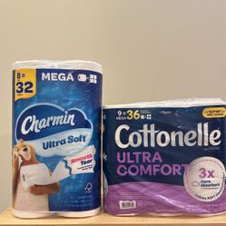 Charmin & Cottonelle bath tissue Bundle 