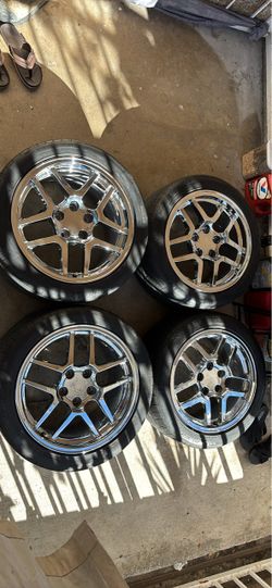 C5 Corvette Z06 Staggered Chrome reps
