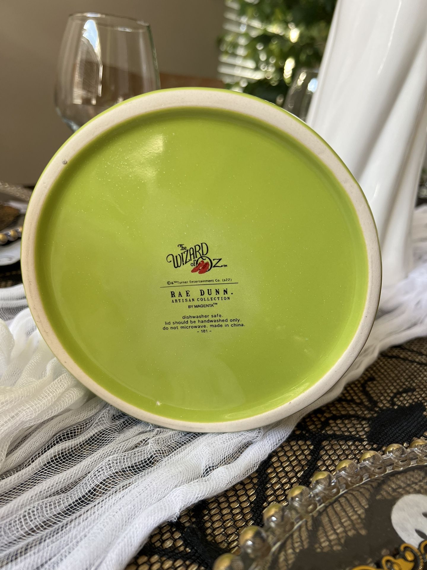 Rae Dunn Wizard Of Oz Green Canister The Wicked Witch Of The West