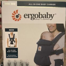 Ergobaby Omni 360 All-Position Baby Carrier (7-45 Pounds), Midnight Blue (Brand New)