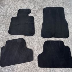 BMW 2014-2020 4-Series (F32) Coupe Black Textile Floor Mats