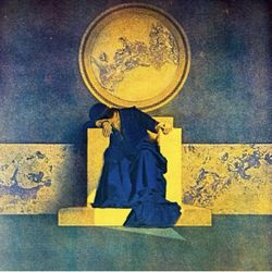 YOUNG KING OF THE BLACK ISLES, Original Vintage Fine Art Print Maxfield Parrish Deco Nouveau Artist 1906 Antique Collectible Neoclassical Allegory