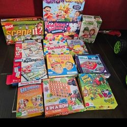 Huge Lot Board Games Some New 