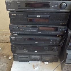 Sony Pioneer Phillips JVC RCA Fisher 