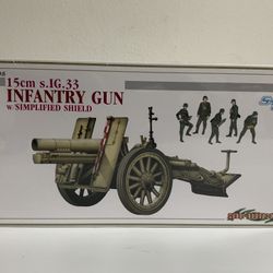 Dragon ~ 15cm S.IG.33 Infantry Gun w/ Simplified Shield ~ 1/35 Scale ~ SEALED