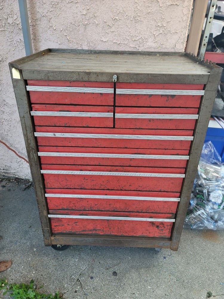 Craftsman Rolling Mobile On Wheels Tool Box Toolbox Cart Chest