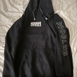 Proclub Hoodie Embroidery Box Logo
