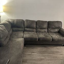 Gray Sectional couch
