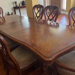 Prime Wood Dining Table  and 8 Chairs High Quality Solid Wood