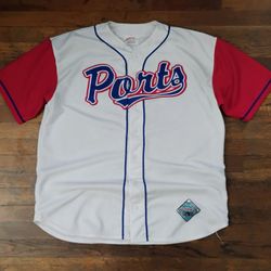 Stockton Ports Jersey Throwback Stitched size XL Vintage 209 