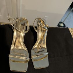 Women Golden Heels